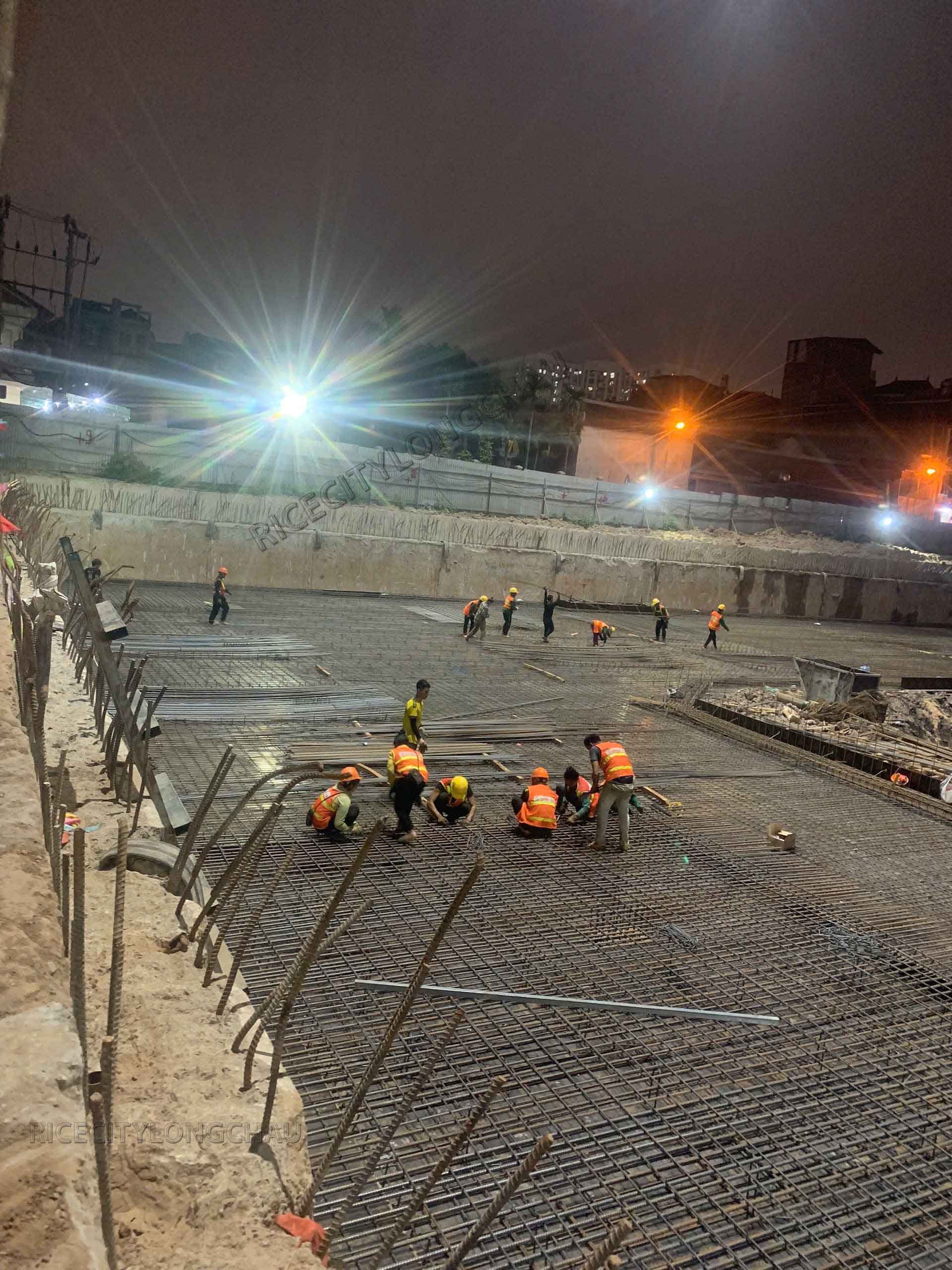 Cập nhật tiến độ xây dựng tòa nhà CT1-NOXH và Hạ tầng tuần 16 năm 2025