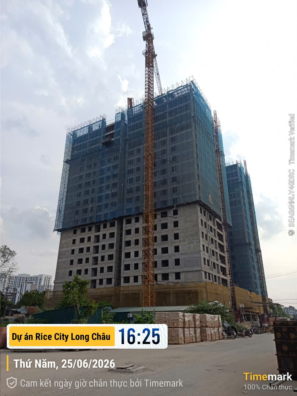 Cập nhật tiến độ xây dựng tòa nhà CT1-NOXH và Hạ tầng ngày 25/06/2026