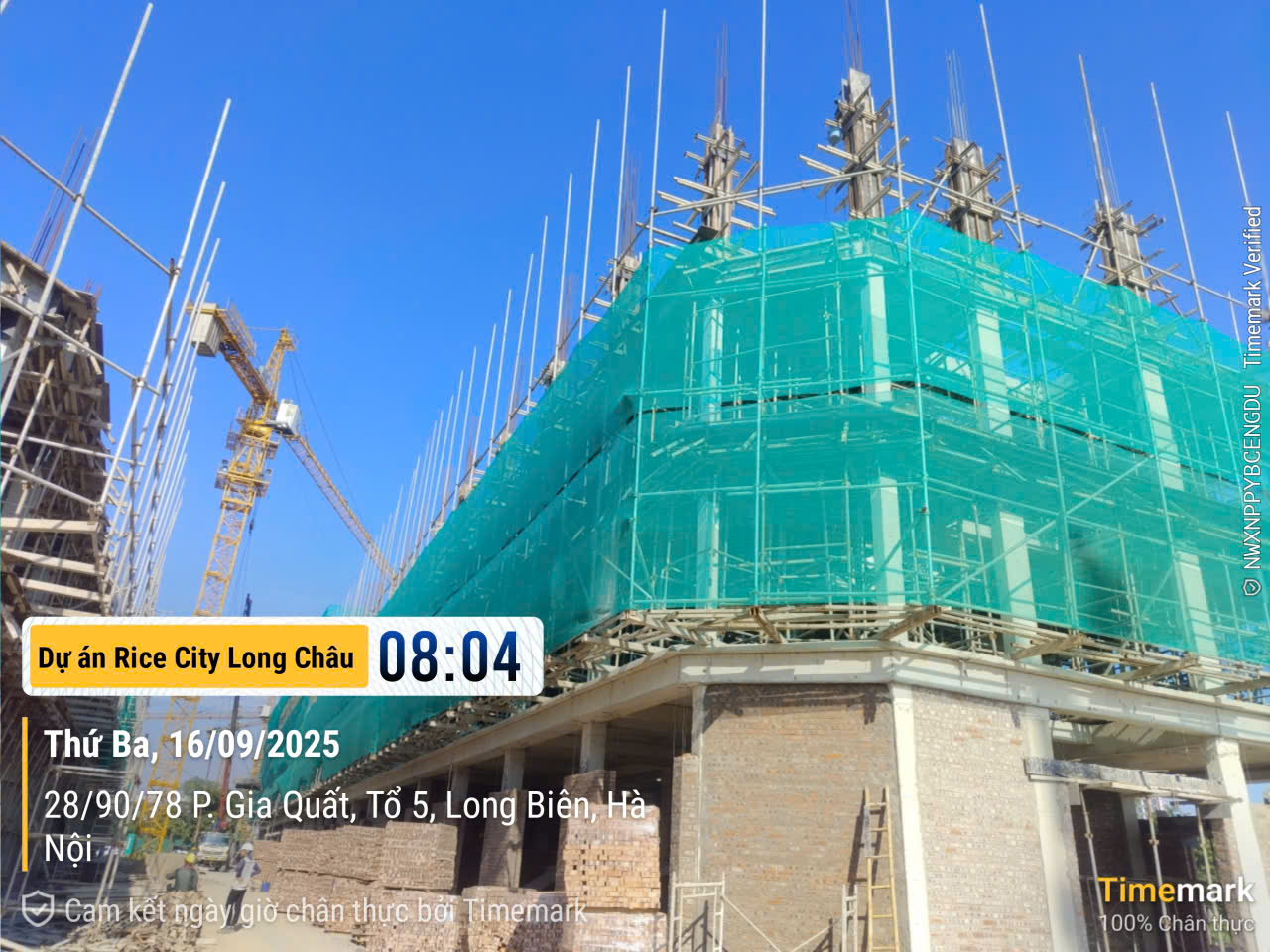 Cập nhật tiến độ xây dựng Khu nhà Phố Liền kề- Rice City Long Châu ngày 18/09/2025