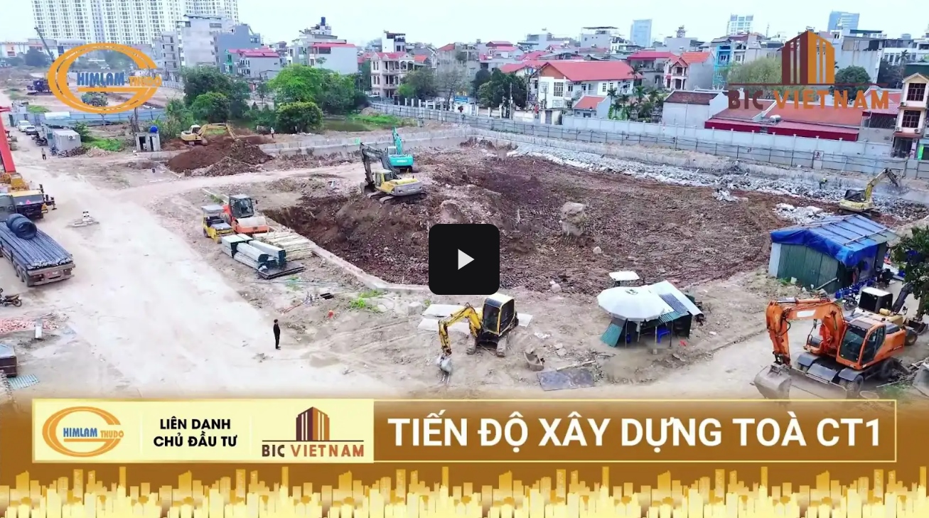 Cập nhật tiến độ xây dựng tòa nhà CT1-NOXH và Hạ tầng trong và ngoài  ngày 3/4/2025