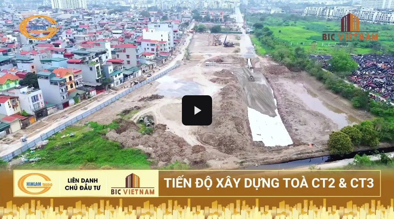 Cập nhật tiến độ xây dựng tòa nhà CT2, CT3 - NOXH và Hạ tầng trong và ngoài ngày 3/4/2025